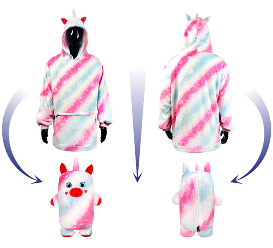 Children's Uri Unicorn Plush Sweatshirt Costume