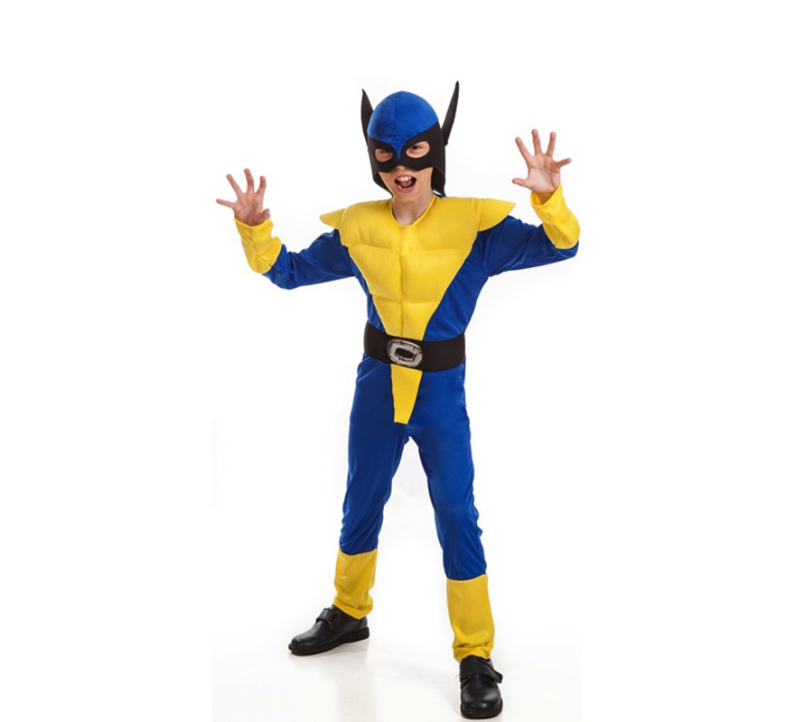 Super Yellow Wolf Costume for children