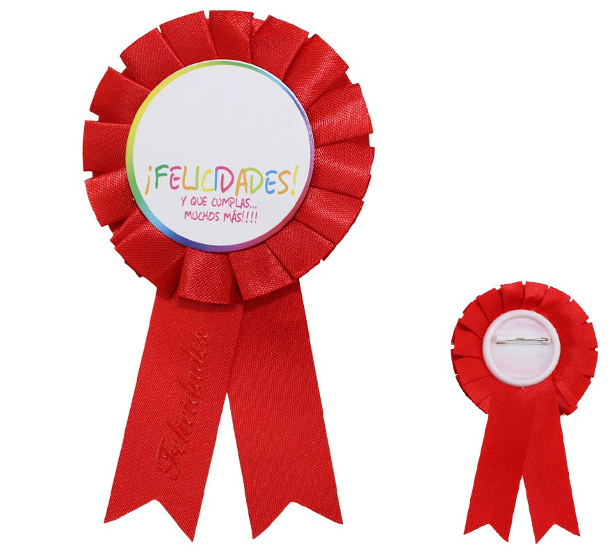 Congratulations and Happy Birthday Cockade 14.5 cm