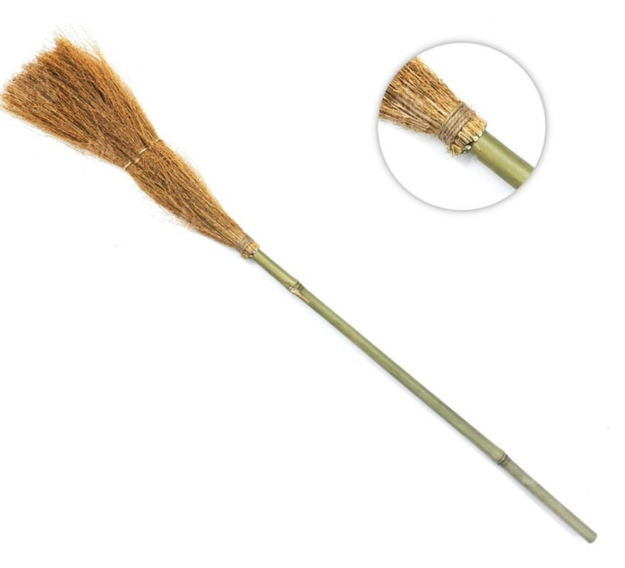 metro de vassoura de bruxa marrom clássica