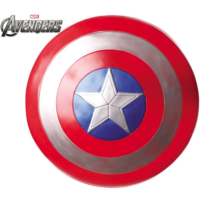 Escudo dos Vingadores Capitão América 62 cm para adultos Escudo dos Vingadores Capitão América 62 cm para adultos