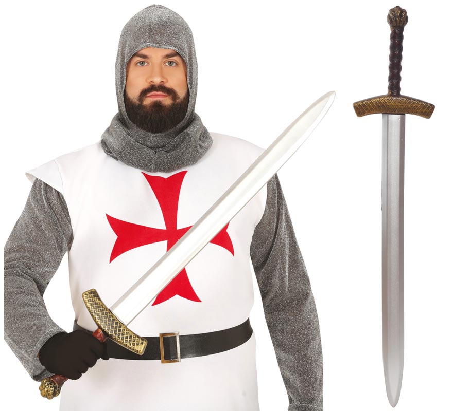 Espada do rei medieval de 85 cm.