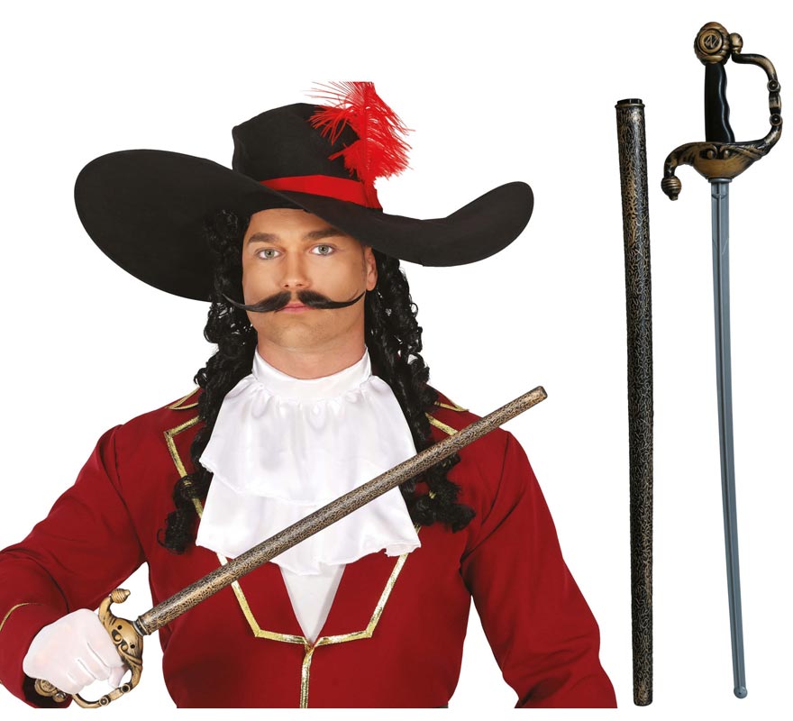 Fine sword with elegant sheath of 66 cm