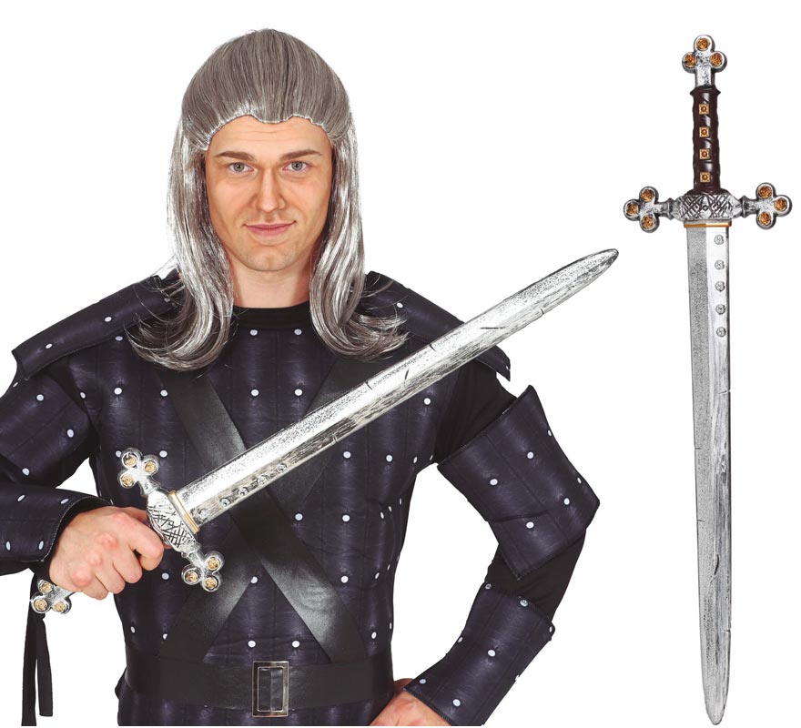 71 cm Silver Medieval Sword