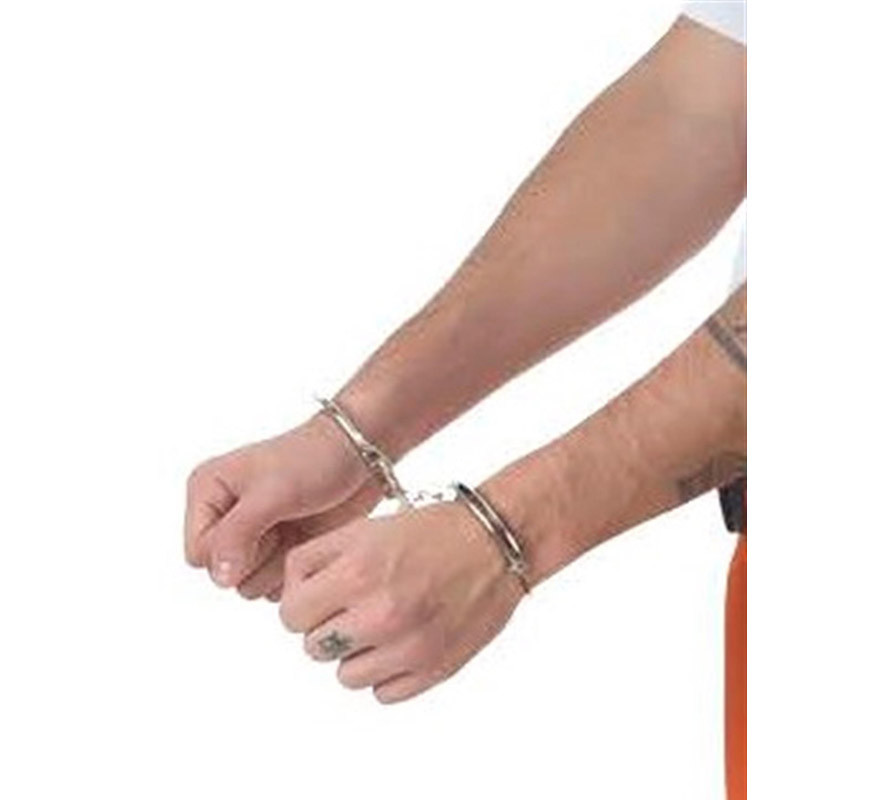 Algemas Metálicas para Policiais e Prisioneiros para adultos Algemas Metálicas para Policiais e Prisioneiros para adultos