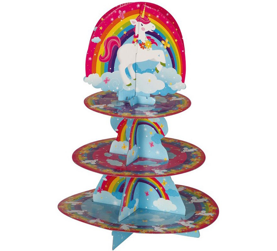 Exposição do bolo do unicórnio 30x40 cm