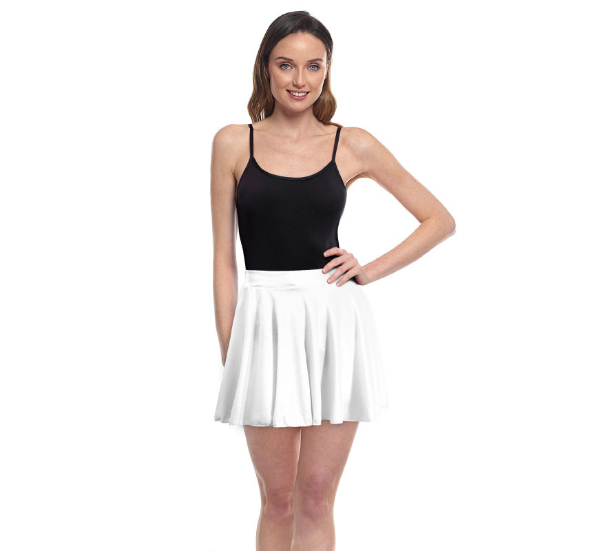White flight skirt for women
