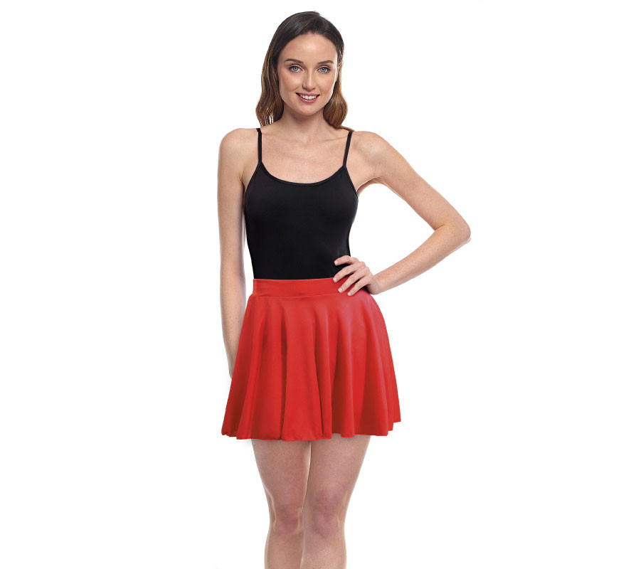Saia voadora vermelha para mulher