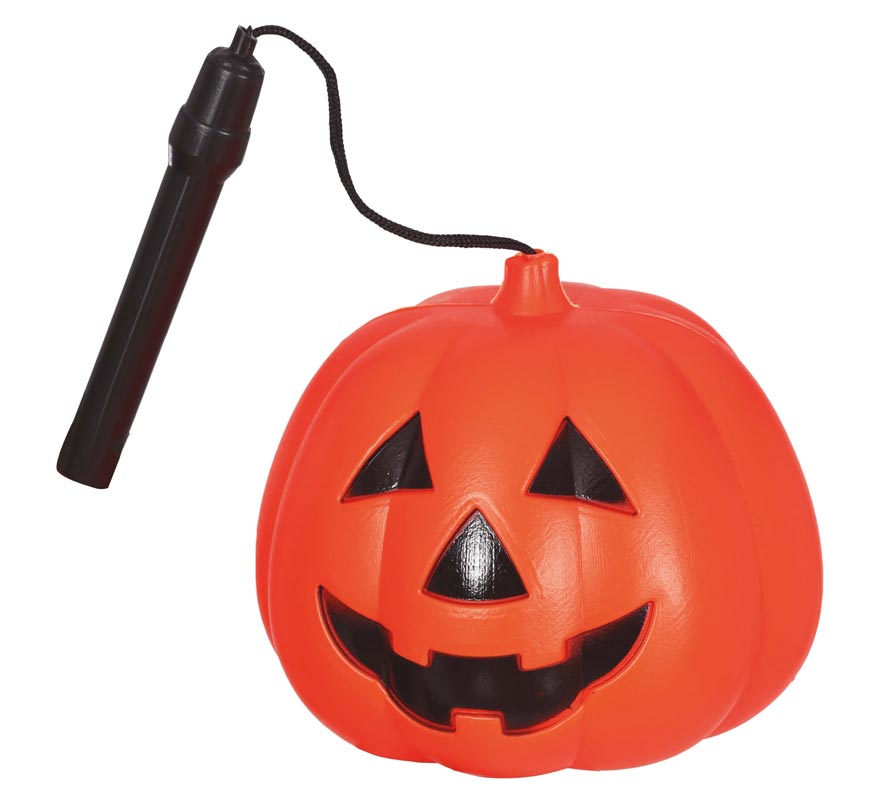 Lanterna de abóbora 10 cm com luz