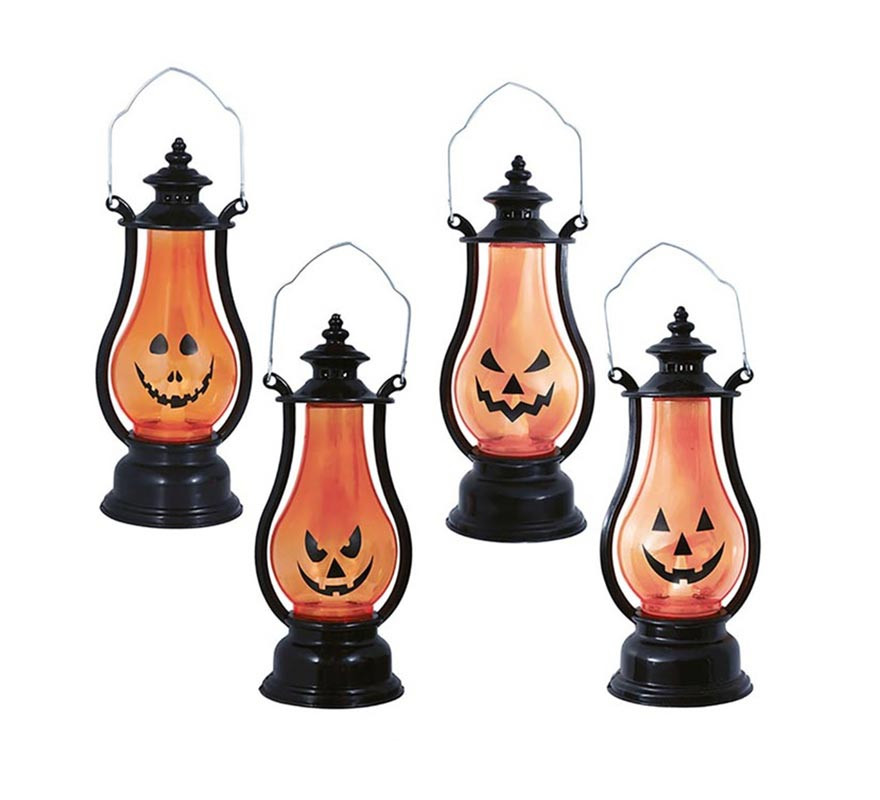 Pumpkin Lantern with Light assorted 16 cm Pumpkin Lantern with Light assorted 16 cm