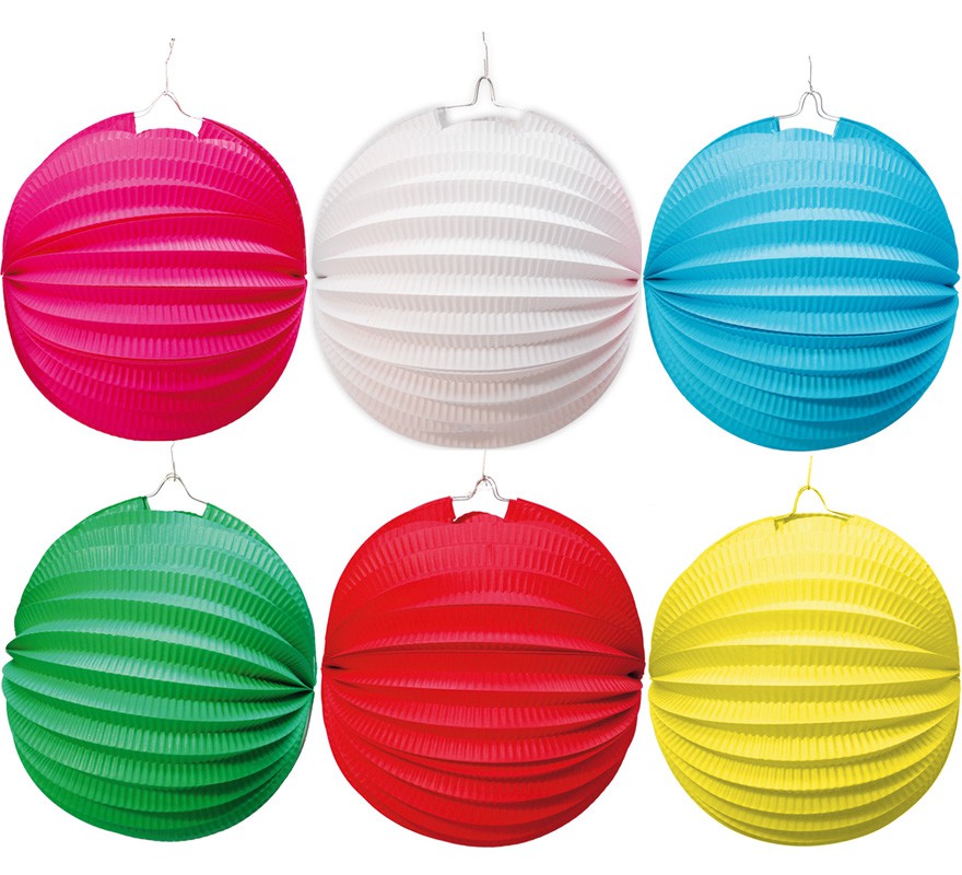26 cm Spherical Paper Lantern in various colors
