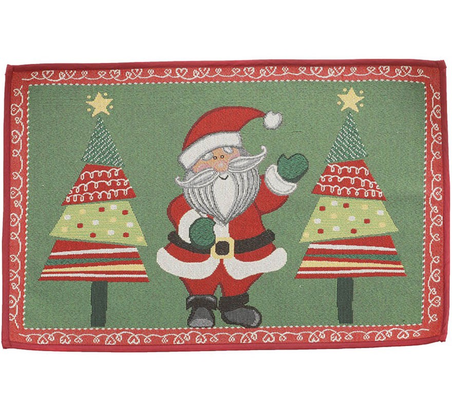 Capacho de Papai Noel 48x68 cm