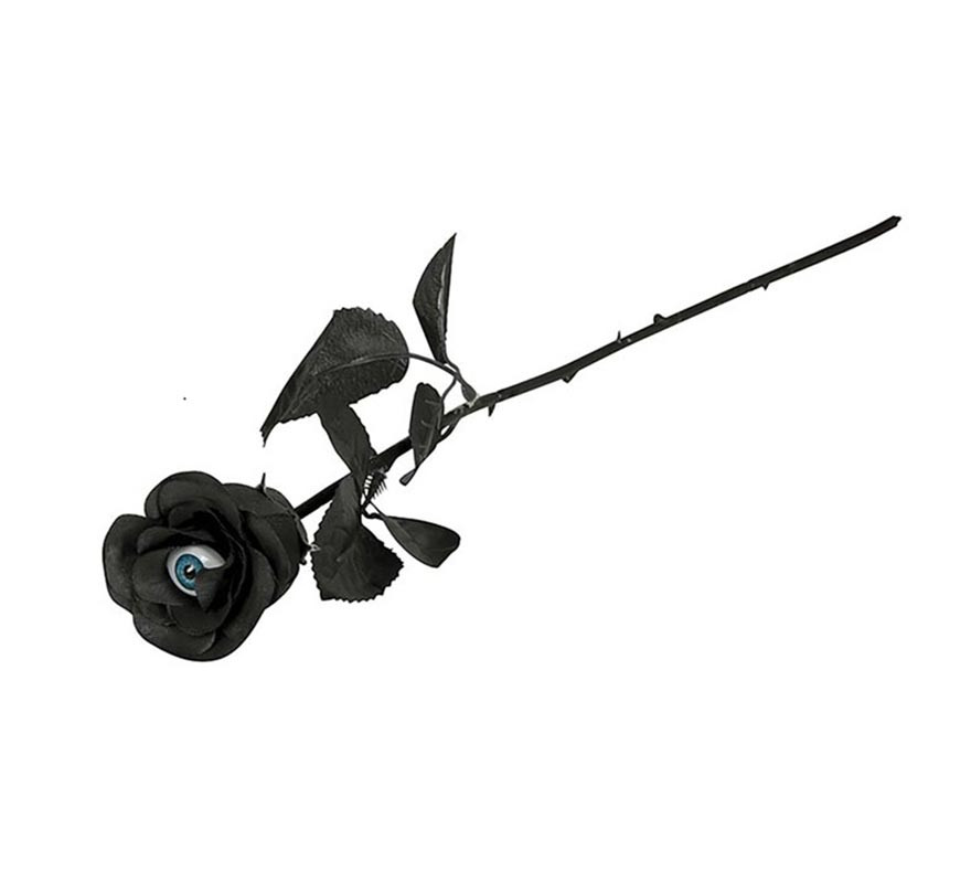 Flor azul e preta com olho de 42 cm Flor azul e preta com olho de 42 cm