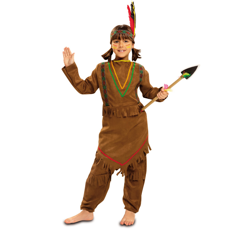 Fato indiano com calças para menina