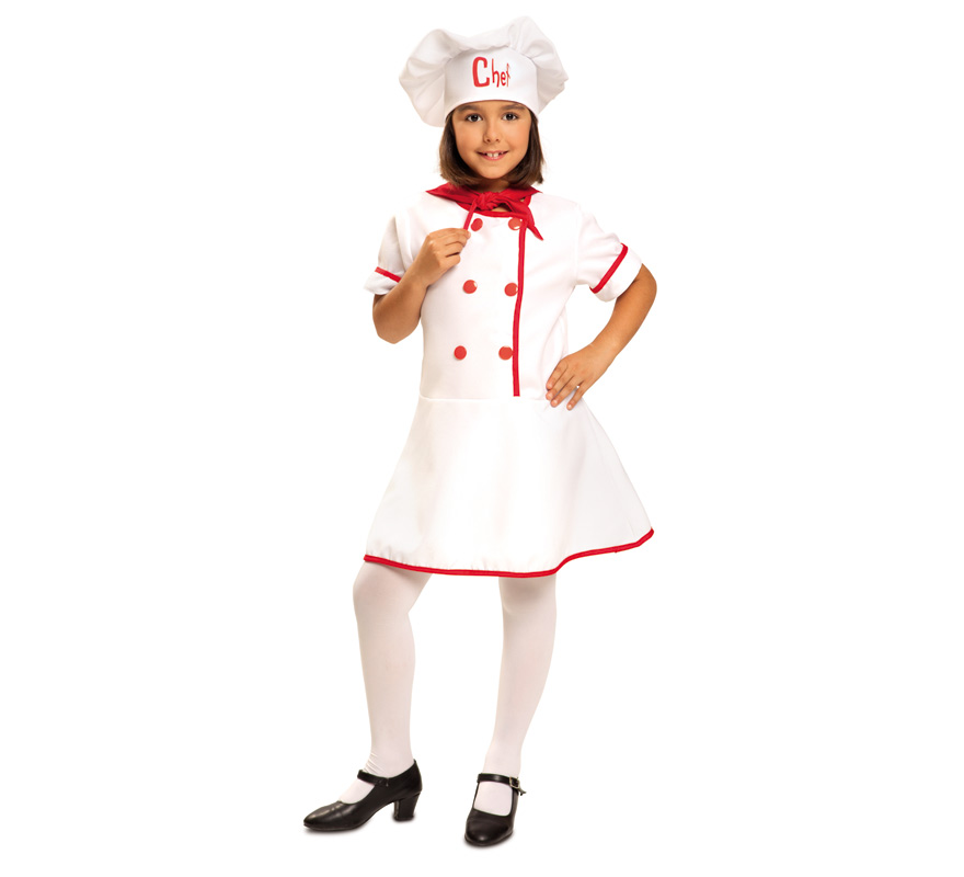 Fato de Chef Cook para menina