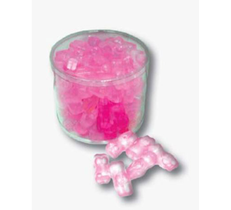 Ice cube shaped like a girl's body