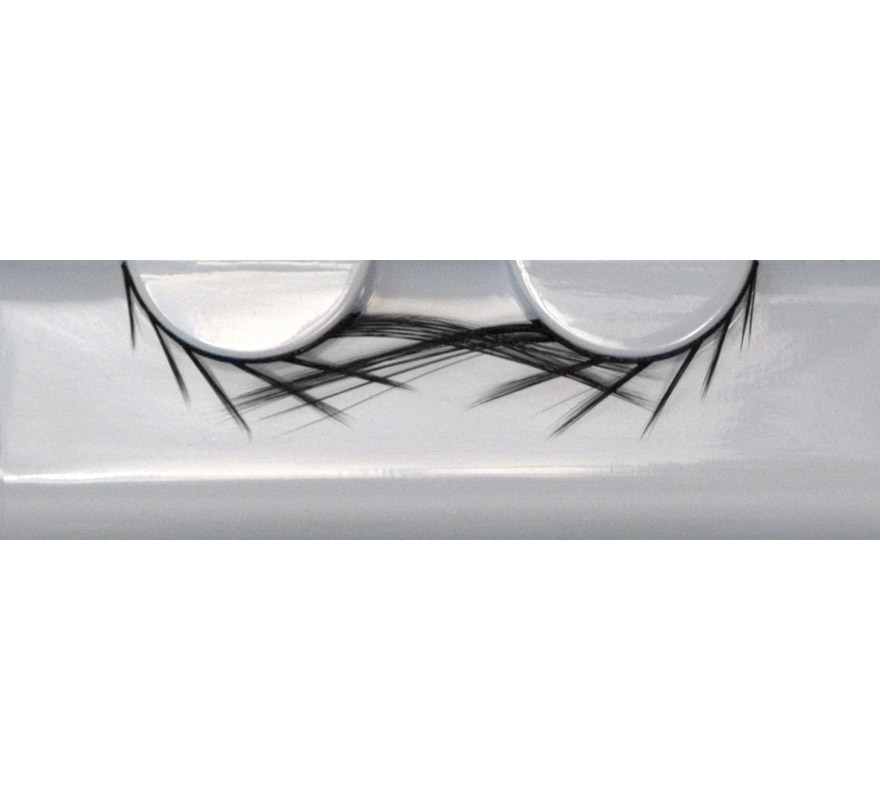 Cílios postiços de moda preta