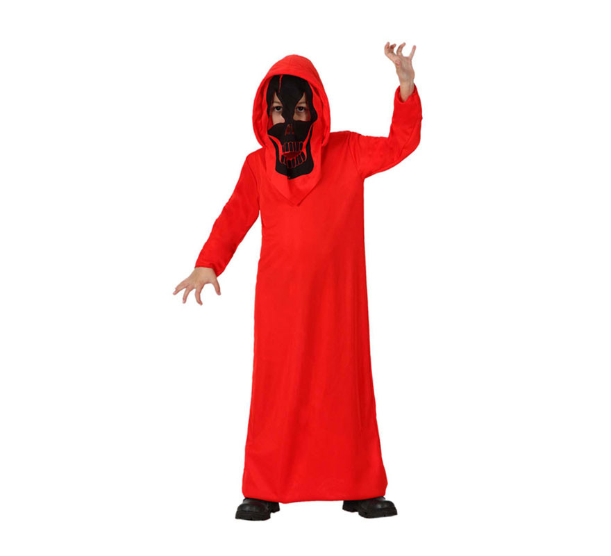 Red Ghost Costume for Kids