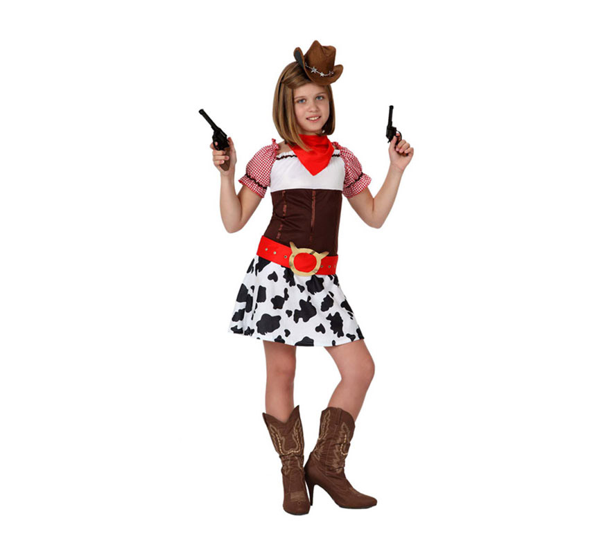 Fato de vaqueira para menina Fato de vaqueira para menina