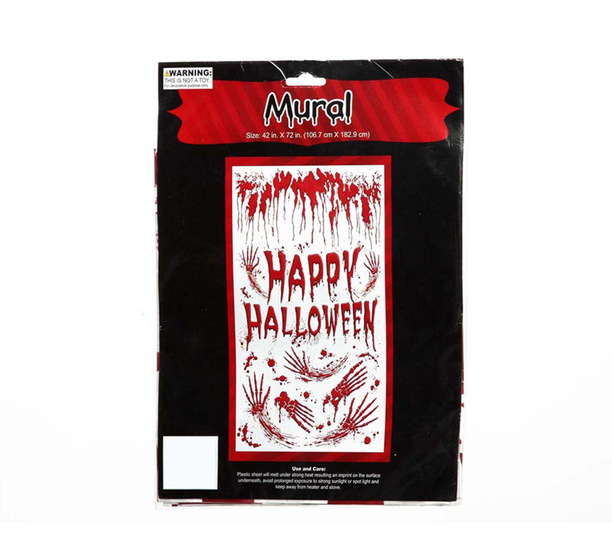 Door decoration for Halloween 76x152 cm