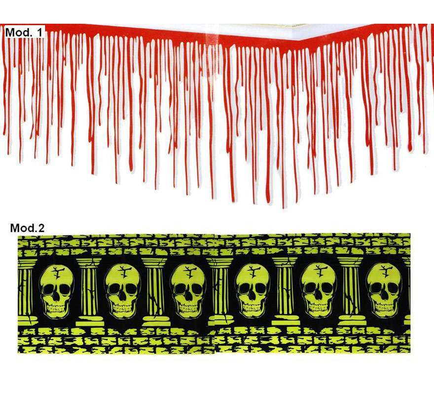 7.62 m wall decoration for Halloween 2 assorted