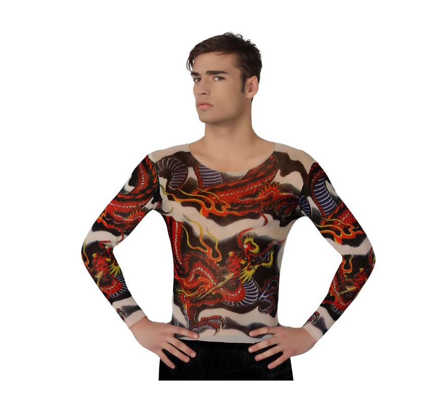 Camisa do tatuagem do dragão