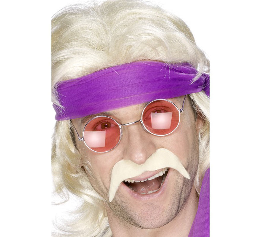 70s Blonde Mustache for Men