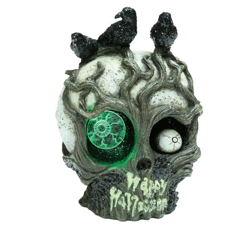 Brain with light of 22 cm to decorate for Halloween