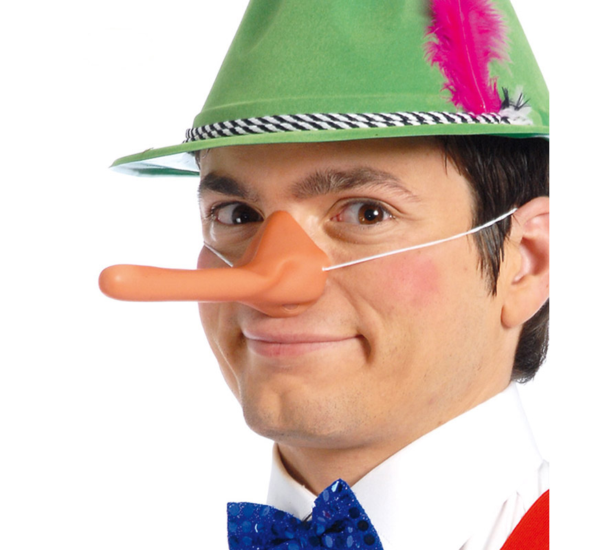 Nariz de boneca de madeira