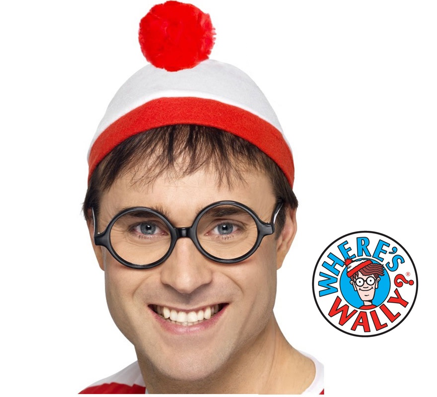 Onde está o Wally Kit: chapéu e óculos