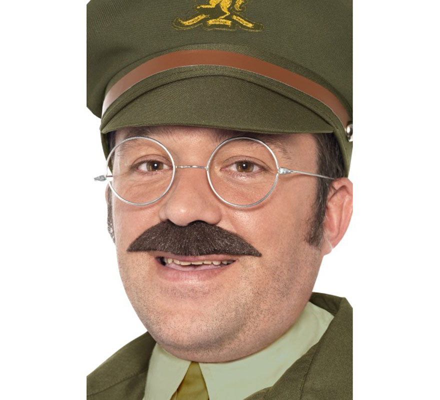 Kit 2 Capitão Guerra Mundial: Óculos e Bigode