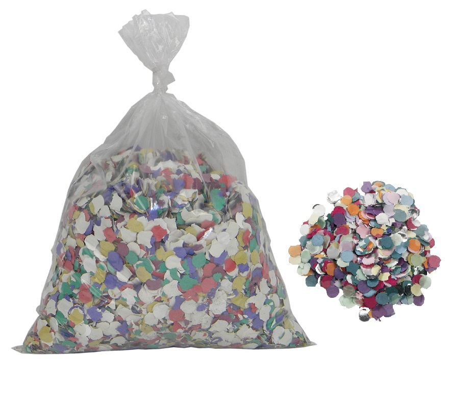 Saco de 100 gr de Confetes para Casamentos e Festas