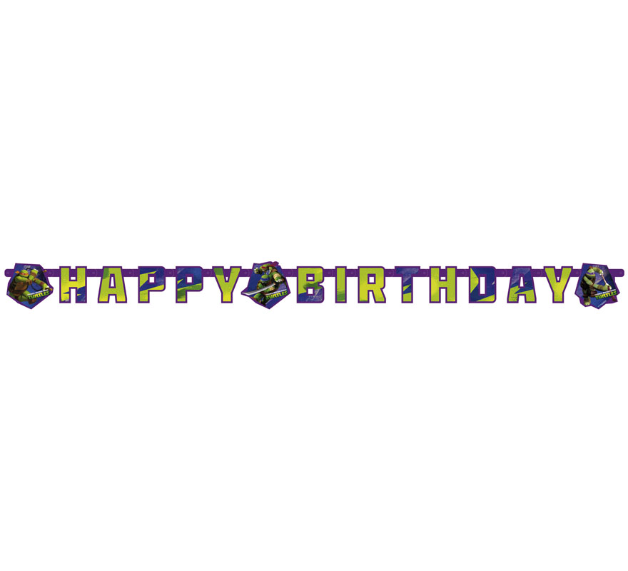 Mutant Ninja Turtles Happy Birthday Garland