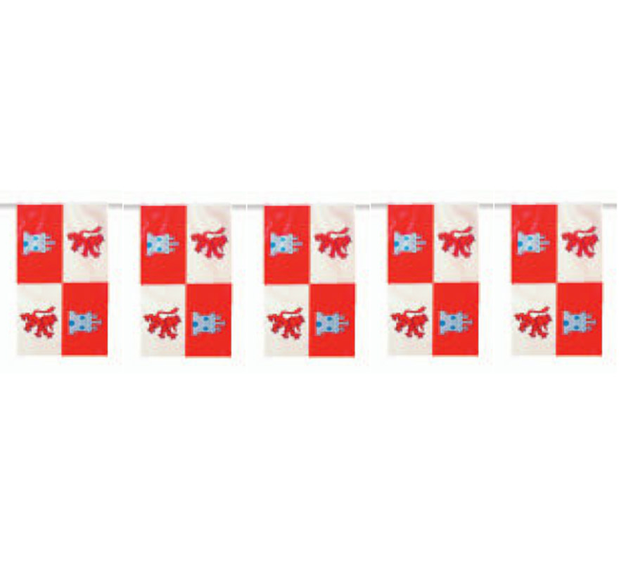 Saco de 50m Bandeira de plástico Castilla Castilla