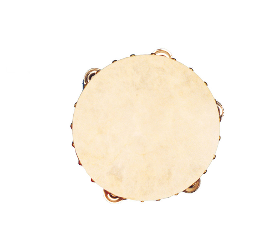 Pandeiro de 22 cm em pele