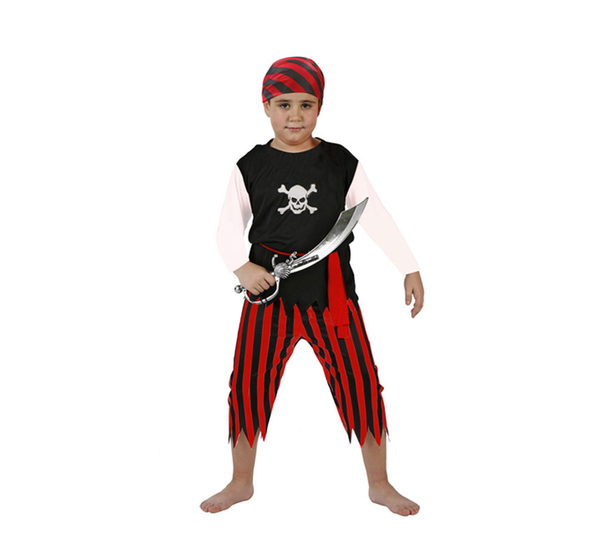 Cheap Pirate costume for children 5 to 6 years old