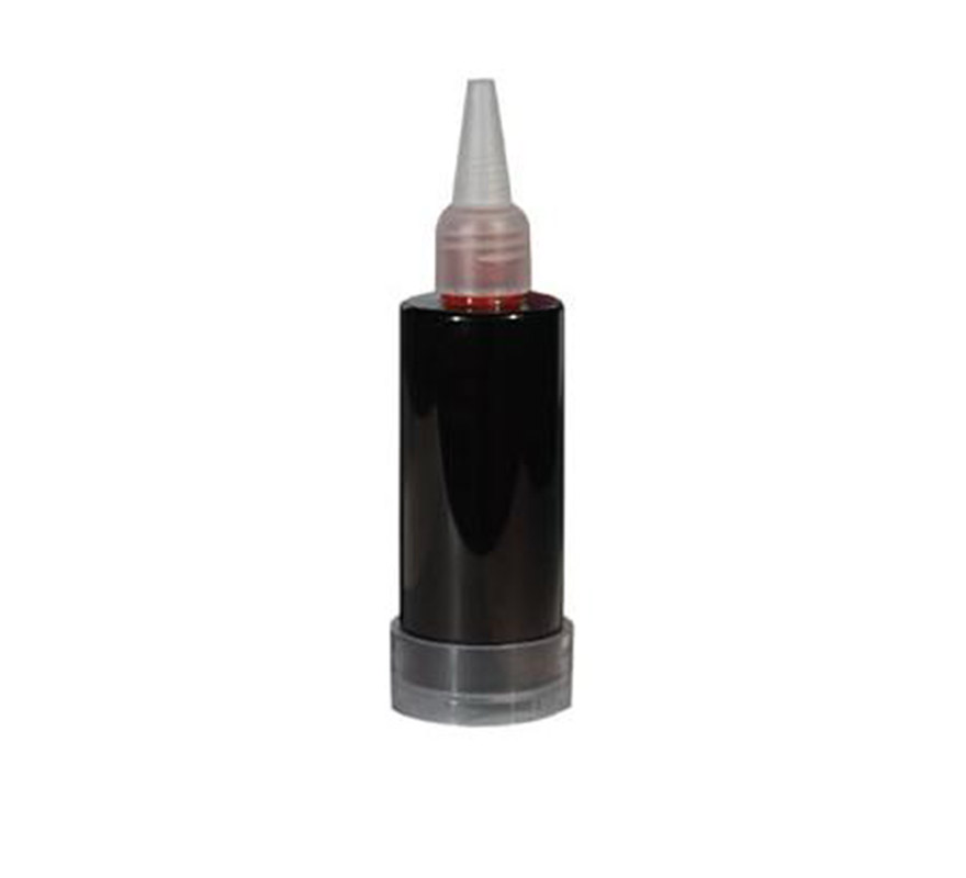 100 ml dark colored liquid blood. 100 ml dark colored liquid blood.