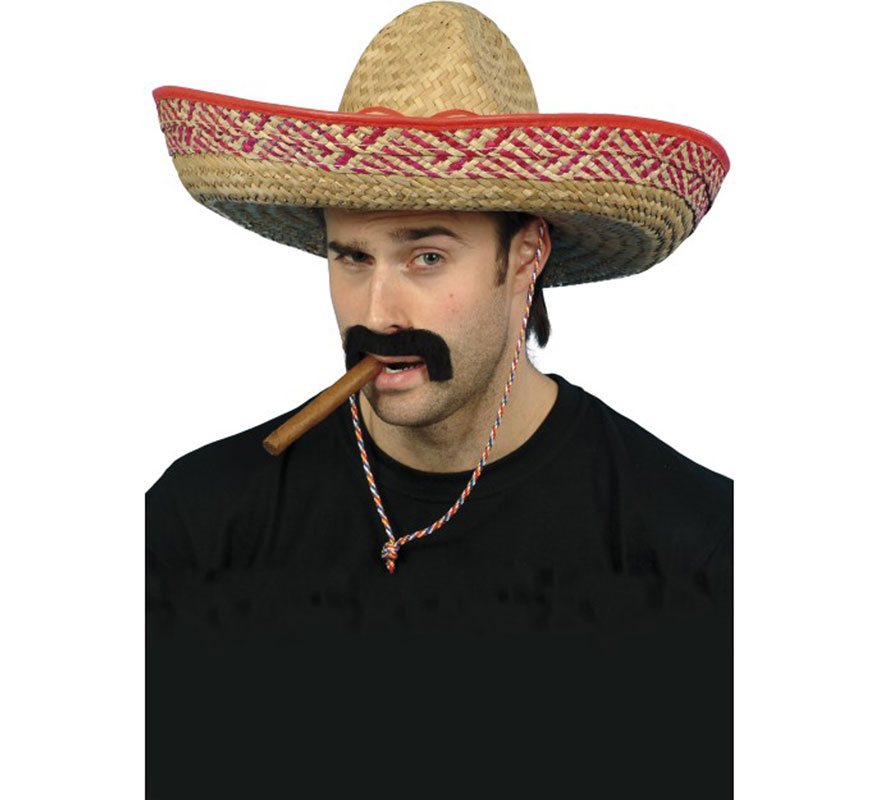 Straw Mexican Bandit Hat