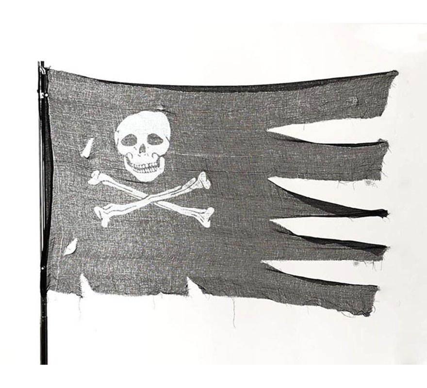 Bandeira de pirata 76x 125 cm