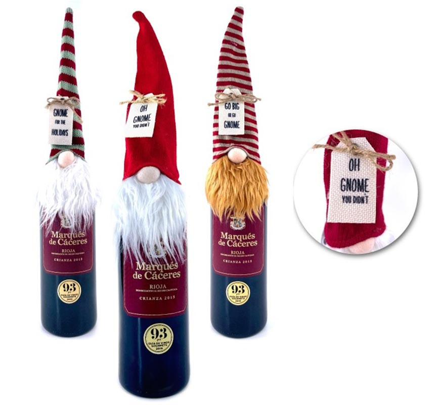 Capa Duende de Natal para Garrafa de 30 cm em diversos modelos