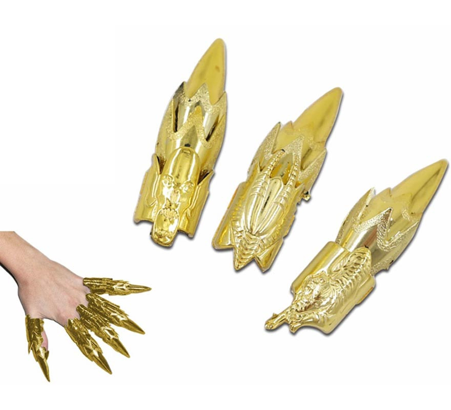 Metallic effect nail covers