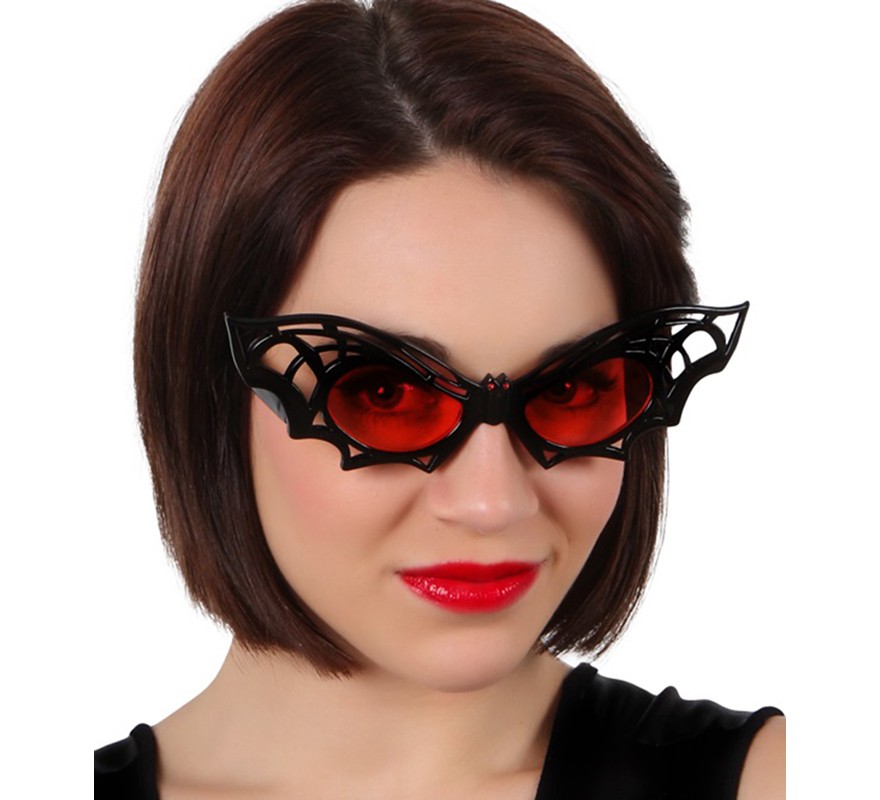 Óculos em formato de morcego