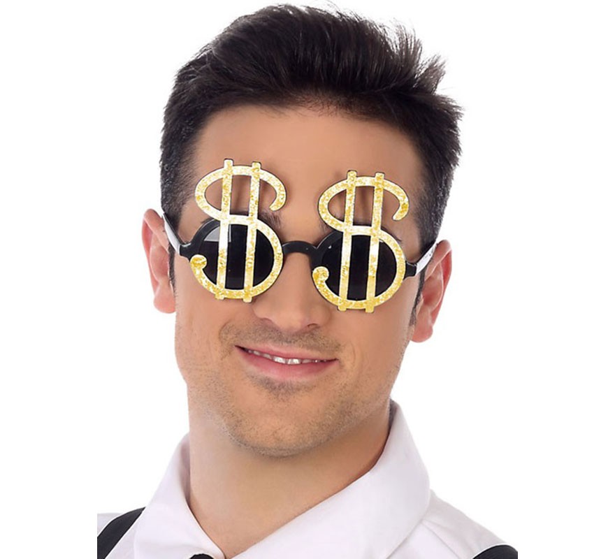 Óculos de símbolo do dólar