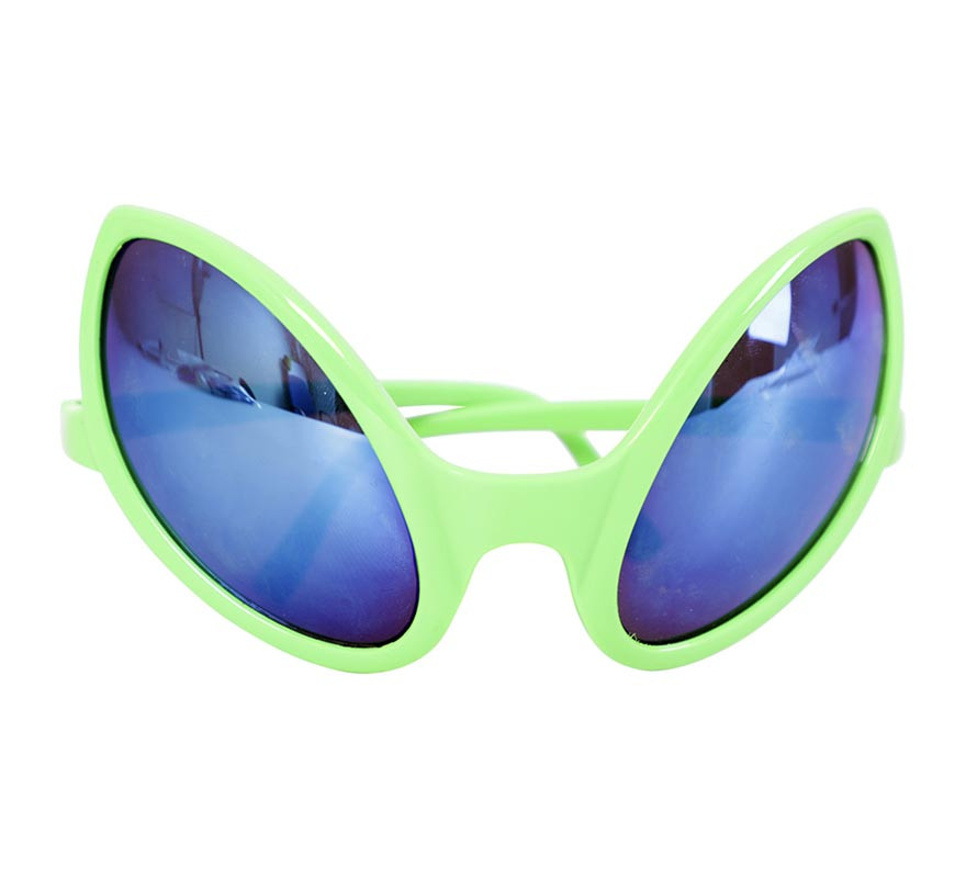 Óculos Alienígenas Azuis e Verdes
