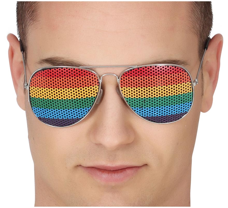Multicolor Aviator Glasses