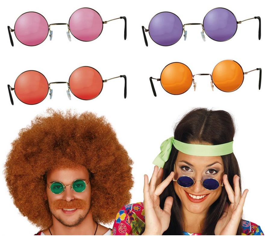 Óculos Hippie de cores sortidas
