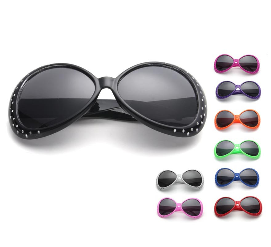 Fly glasses with assorted colored dots