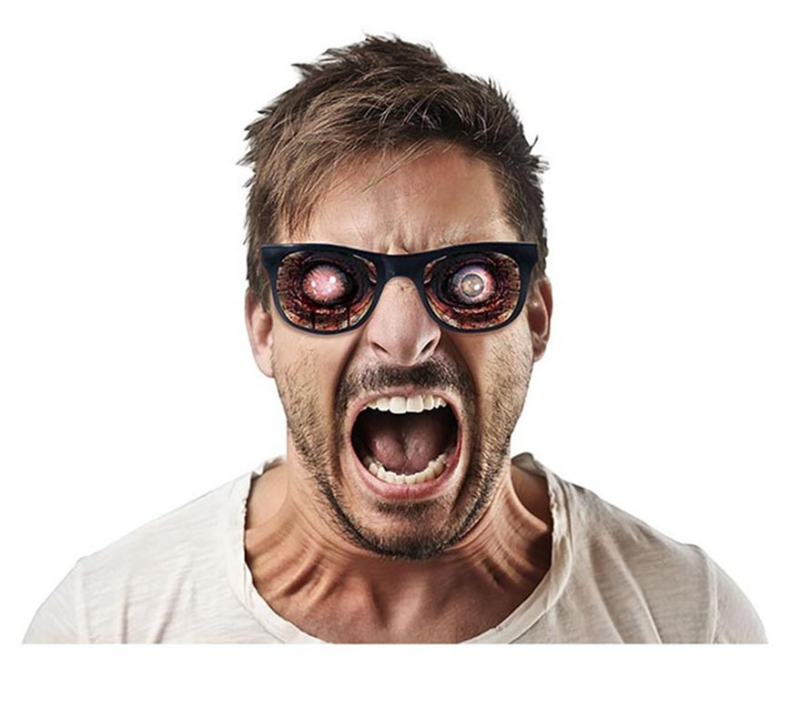 Óculos de zumbi sangrentos Óculos de zumbi sangrentos