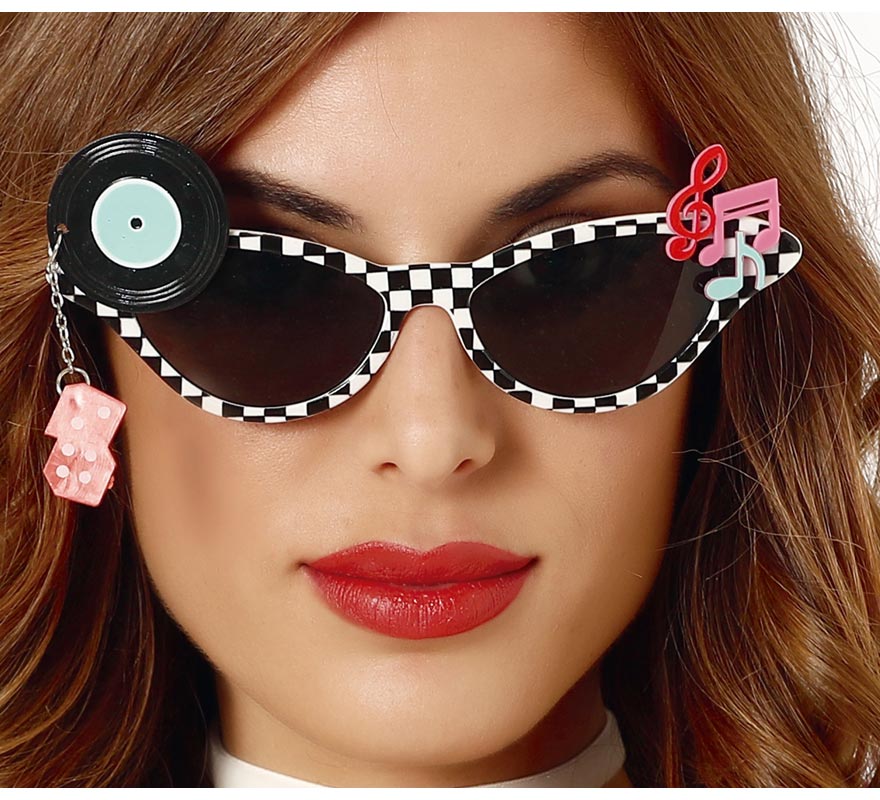 Óculos de discoteca dos anos 50 Óculos de discoteca dos anos 50