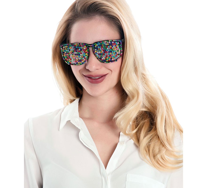 Óculos escuros com Multicolor brilhante